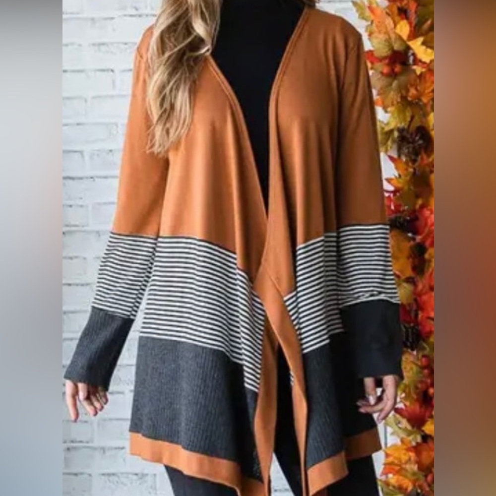 Open front cardigan